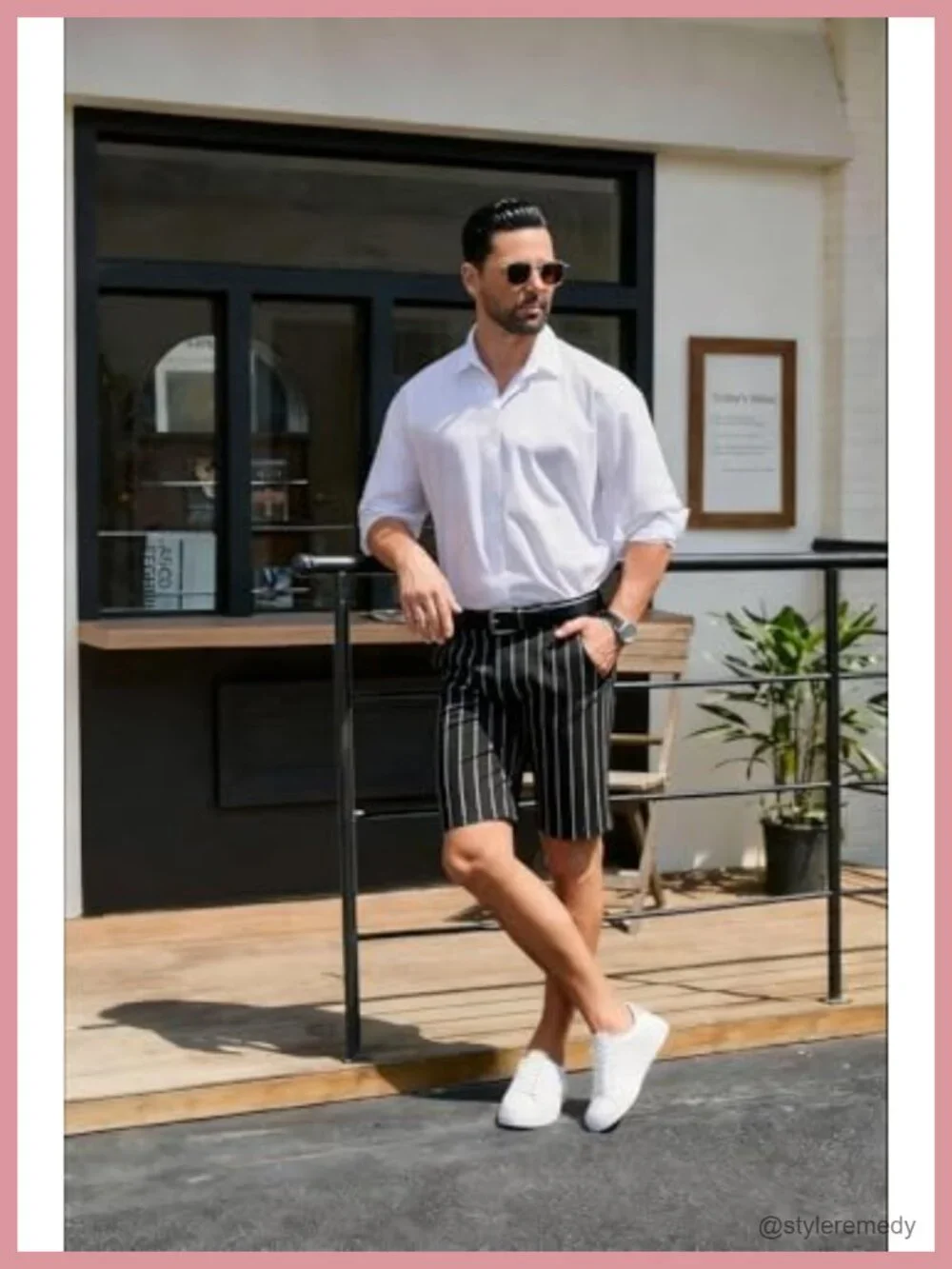 Slim Fit Plaid Chino Golf Shorts Lightweight Quick-Dry Elastic Waist Casual